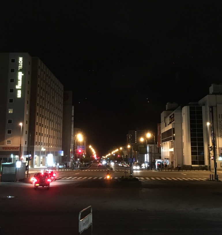 小樽駅から港方面